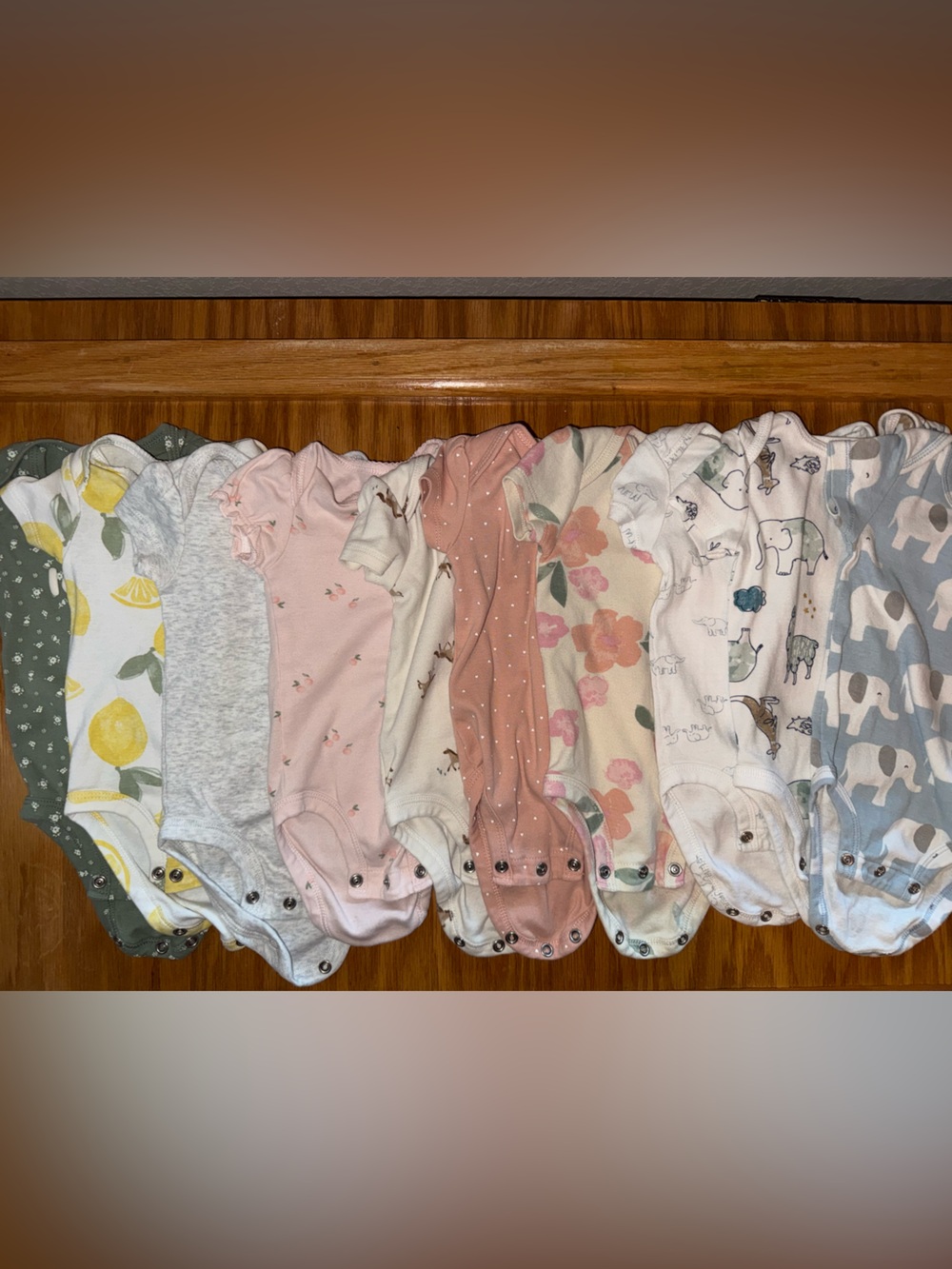10 Carters baby onesies